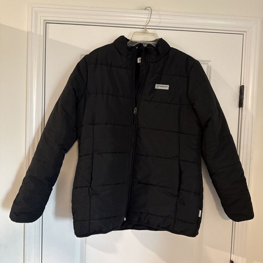 Magellan Outdoors Women's LARGE Black Barton Creek Puffer Jacket